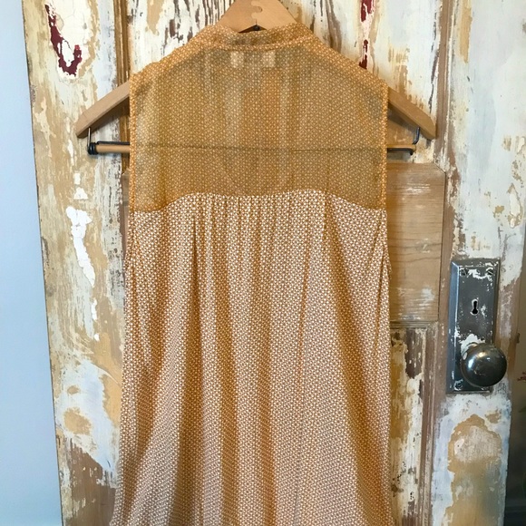 LOFT women’s golden sleeveless top, size M - Picture 4 of 6